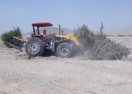رفع تصرف ۱۷ هکتار از اراضی ملی در بخش فین استان هرمزگان