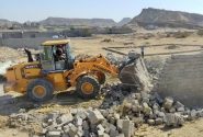 رفع تصرف بیش از ۲۵ هکتار از اراضی ملی در جزیره قشم