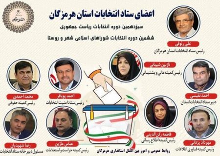 اعضای ستاد انتخابات استان هرمزگان منصوب شدند