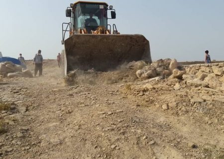 رفع تصرف بیش از ۳۰ هزار متر مربع از اراضی ملی و دولتی در جزیره قشم