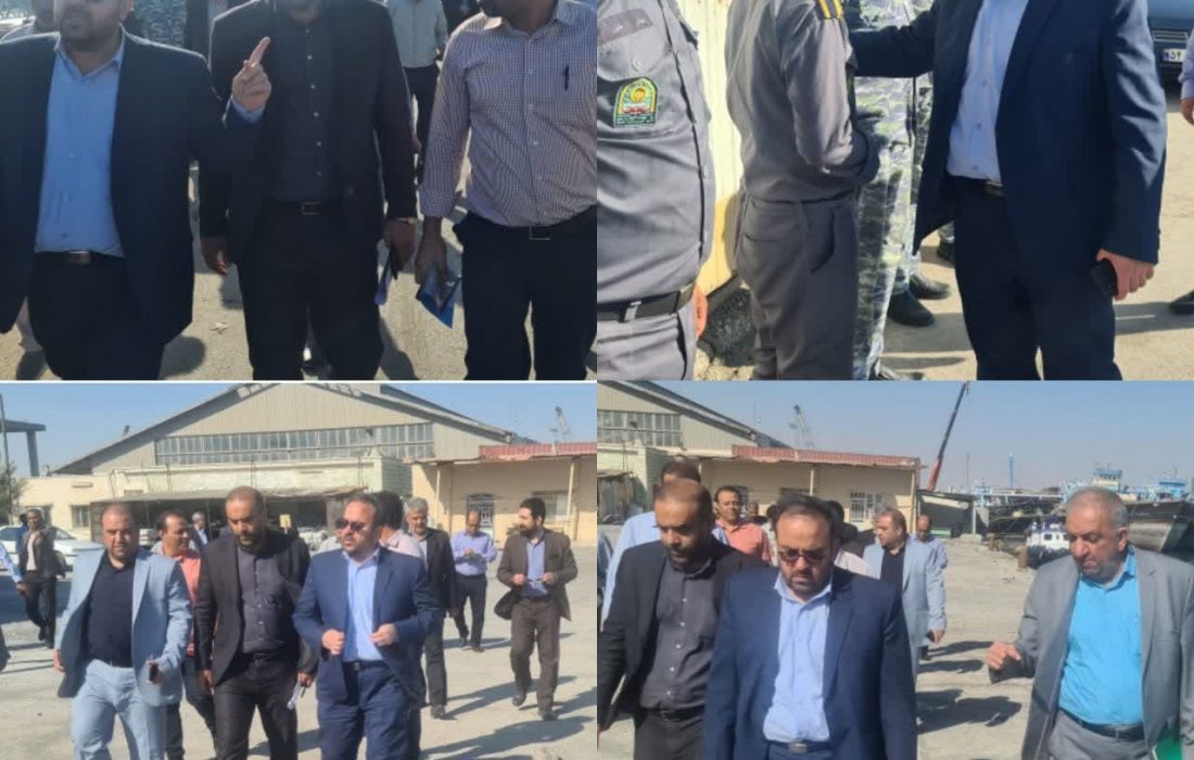 ￼بازدید رئیس سازمان شیلات ایران از اسکله های صیادی بندرعباس