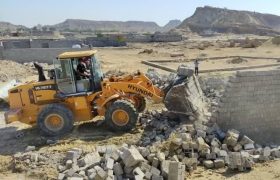 رفع تصرف بیش از ۲۵ هکتار از اراضی ملی در جزیره قشم