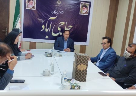 دیدار فرماندار حاجی‌آباد با اعضای شوراهای اسلامی شهرهای شهرستان