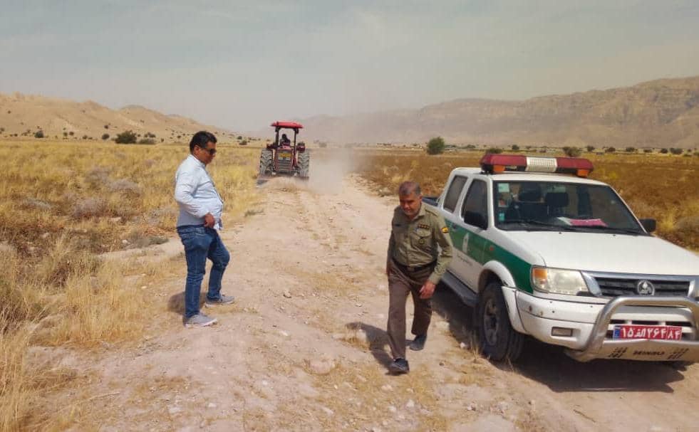 رفع تصرف ۱۰ هکتار از اراضی ملی روستای فاریاب شهرستان بستک