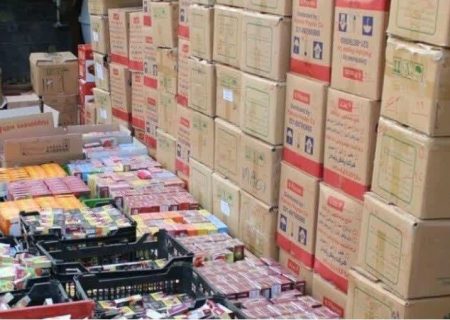 کشف بیش از ۱۷ هزار بسته تنباکوی قاچاق در مرزهای بندرلنگه