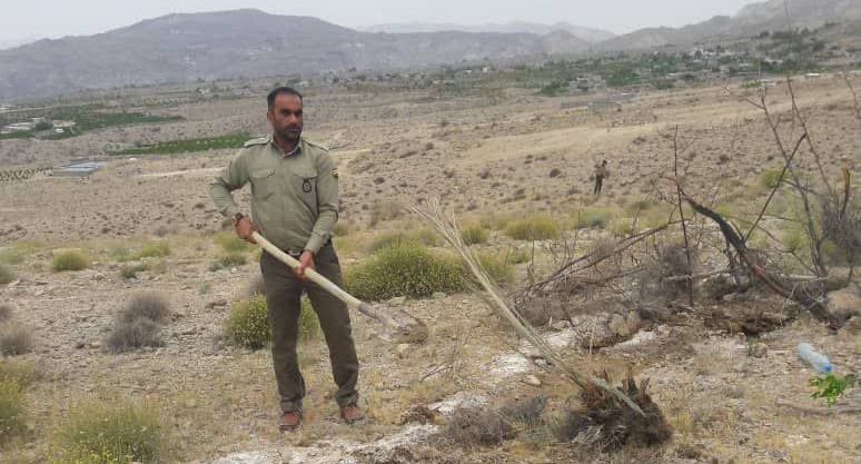 بیش از یک هکتار اراضی ملی در منطقه زاکین شهرستان بندرعباس رفع تصرف شد