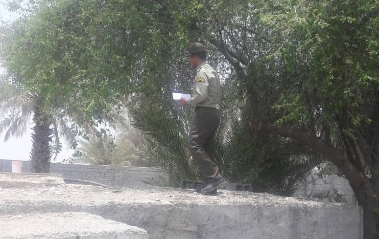 بررسی گزارش واصله مبنی بر تصرف اراضی ملی در منطقه گنبد سرخ شهرستان بندرعباس