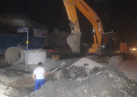 آغاز عملیات اجرایی خط اصلی شبکه جمع آوری فاضلاب اولویت اول بلوار جمهوری