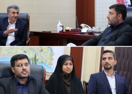 دیدار مهدی نوبانی شهردار، معاونین و مدیران شهرداری با هیئت رئیسه جدید شورای اسلامی شهر بندرعباس