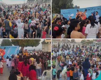 برگزاری جشن روز ملی کودک در ساحل بندرعباس