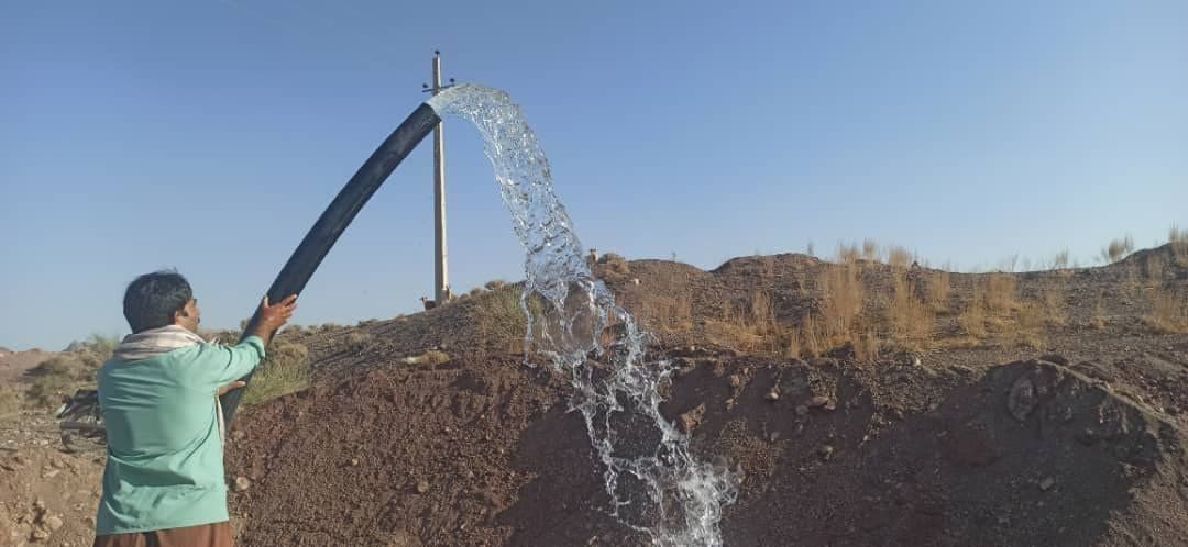پروژه آبرسانی به روستای حسن آباد بخش احمدی پایان یافت