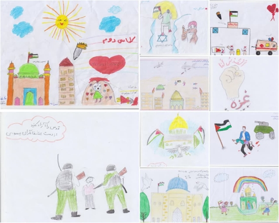 مسابقه نقاشی دوست فلسطینی من