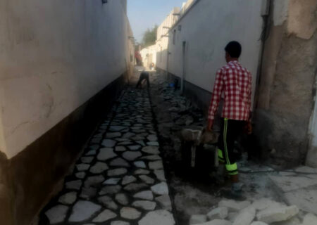 ۳ هزار متر از کوچه‌های بافت تاریخی کنگ کف سازی می‌شود