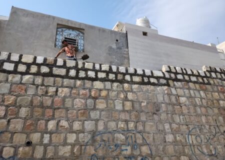 احداث دیوار حائل بلوار شهید سلیمی