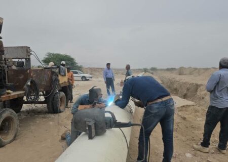 ۳۴کیلومتر خط انتقال و شبکه توزیع آب در شهرستان خمیر اصلاح و توسعه یافت