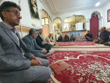 دیدار مدیرکل فرهنگ و ارشاد اسلامی هرمزگان با خانواده زنده یاد جهانشاهی