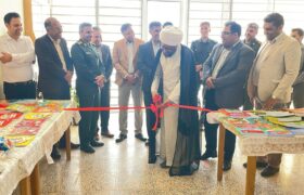 نمایشگاه کتاب در کتابخانه مرکزی شهید جاویدالاثر مینکی شهرستان بندرلنگه افتتاح شد