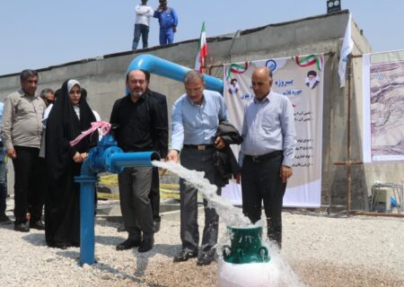 ۲ شهر و ۲۲ روستای دیگر هرمزگان به آب شیرین کن خلیج فارس متصل شدند
