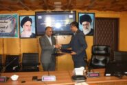 امضای تفاهم نامه تبادل اطلاعات مکانی بین پست هرمزگان و شرکت آب و فاضلاب استان