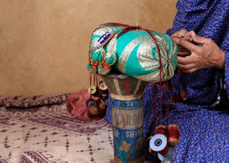 خوس و شک؛ میراثی که زنان هرمزگان می‌بافند