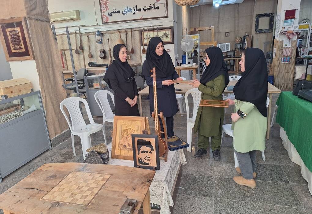 تقدیر جامعه معلولین استان هرمزگان از معاونت و کارشناسان صنایع‌دستی