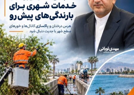 هرس درختان و پاکسازی کانال‌ها و خورهای سطح شهر با جدیت دنبال شود
